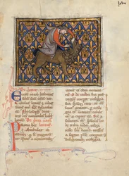 Samson kämpft mit einem Löwen